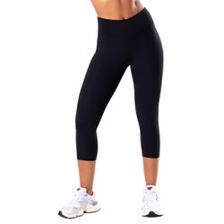 30917 - Calça fitness corsário - Preto - Duzani