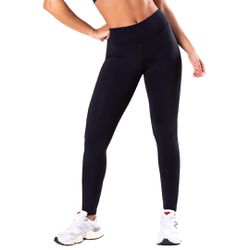 30918 - Calça fitness lisa - Preto - Duzani