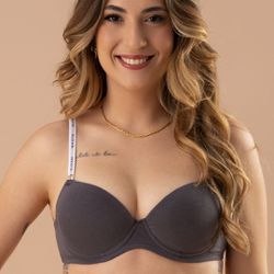 31071 - Conjunto aro separado e bojo. Calcinha clá... - Duzani
