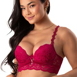 15561 - Conjunto Push Up. Calcinha fio - Desejo - ... - Duzani