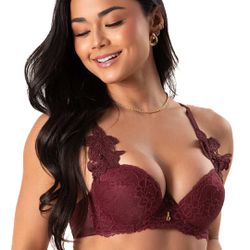 Conjunto Push Up. Calcinha fio