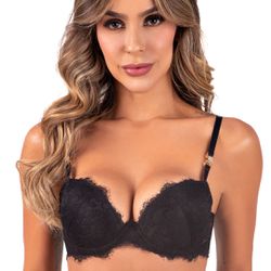 Conjunto Push Up. Calcinha fio.