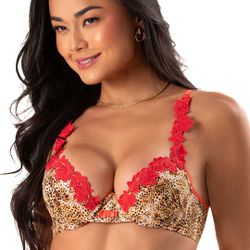 Conjunto Push Up. Calcinha fio.