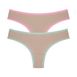 Kit de 2 calcinhas fio.