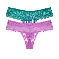 Kit com duas calcinhas fio.