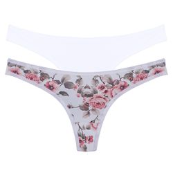 Kit com duas calcinhas fio.