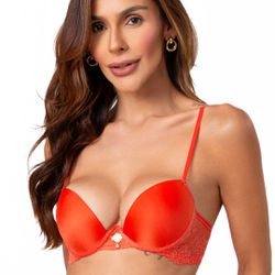 14252 - Conjunto Push Up. Calcinha fio - Pomodoro ... - Duzani