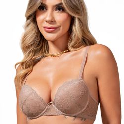 Conjunto Push Up, calcinha clássica.