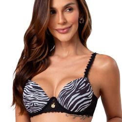 Conjunto Conjunto Lageli Lingerie. Push Up. Calcinha clássica