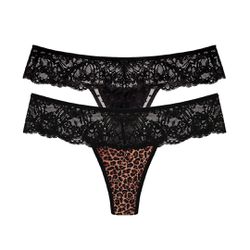 Kit com duas calcinhas fio.