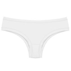 24864 - Calcinha clássica em microfibra. - Branco - Duzani