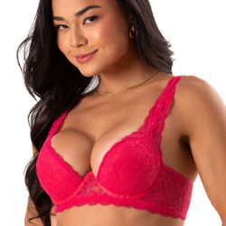 Conjunto Push Up. Calcinha fio.