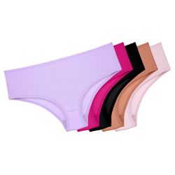 29484 - Kit com cinco calcinhas clássica. - Colori... - Duzani