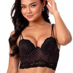 Conjunto Brallete. Calcinha fio.