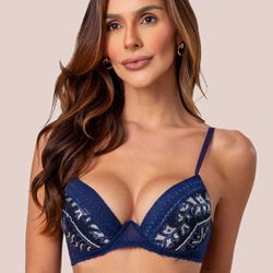 22085 - Conjunto Lageli Lingerie Push Up. Calcinha... - Duzani