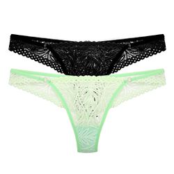 29085 - Kit com duas calcinhas fio. - Colorido - Duzani