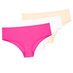 Kit de 3 calcinhas infantis.