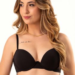 30802 - Sutiã Push Up avulso. - Preto - Duzani