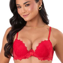 Conjunto Push Up. Calcinha fio