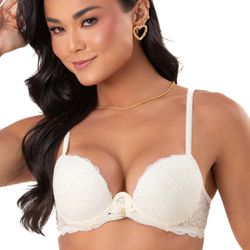 Conjunto Push Up. Calcinha fio