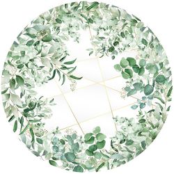 Painel Mosaico Folhas Redondo 1,50 X 1,50 C/ Elástico - CDR... - Genial Mix 