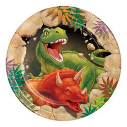 Painel Em Tecido Redondo Sublimado 1,50x1,50 Dinossauros - G... - Genial Mix 