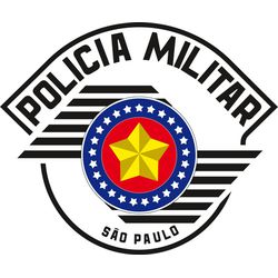 Painel Tecido Policia Militar 1,50x1,50 Redondo C/elástico -... - Genial Mix 