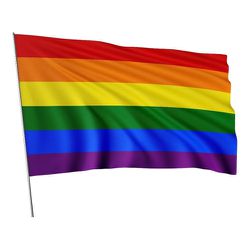 Bandeira Em Tecido Sublimado Lgbtqia+ 1,50x1,00 - LT135A - Genial Mix 