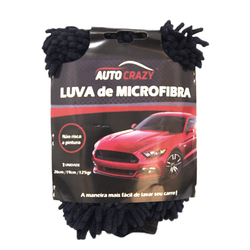 Luva De Microfibra Black Auto Crazy - 766MP - LOJA ITP