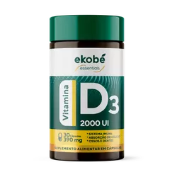 Vitamina D3 2000 UI - Essentials - 4356 - Loja Ekobé