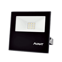 Refletor Avant Led Slim 10W 6500K Luz Branca Bivol - Loja Gomes