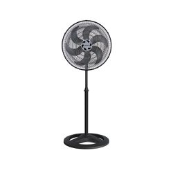 Ventilador de Coluna Preto 50cm Turbo 6 Pás Oscila... - Loja Gomes