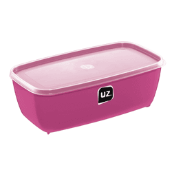 Pote Multiuso Retangular UZ 3L Magenta UZ226-MAG - Loja Gomes