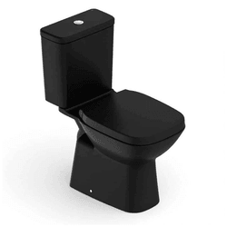 Bacia Roca Debba Classic C/cx. Acoplada Black MT C... - Loja Gomes