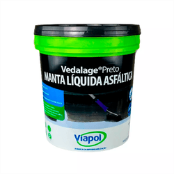Viapol Vedalage 18L Preto - Loja Gomes