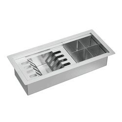 Calha Organizadora Deca Cozinha em Inox AC. 200.45... - Loja Gomes