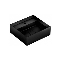 Cuba de Apoio Retangular Preto Noir 45x42cm P6 Pla... - Loja Gomes