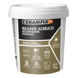 Rejunte Ceramfix Acrílico 1KG Branco - Loja Gomes