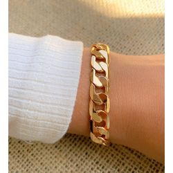 Pulseira de Elos Lisos Gourmet LUXO - P25 - Lojas das Revendedoras