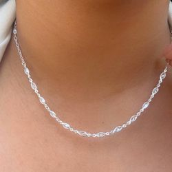 Chocker em zircônias prata 925 - C909 - Lojas das Revendedoras