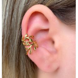 Piercing Fake Liso Folha - B1649 - Lojas das Revendedoras