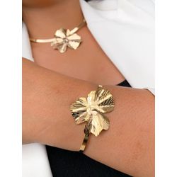 Bracelete de flor orgânico - P464 - Lojas das Revendedoras