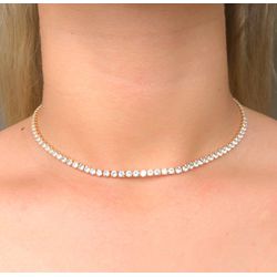 Choker na Pedra de Zircônia 32cm - C1127 - Lojas das Revendedoras