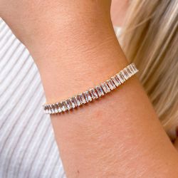 Pulseira Cravejada Na Zircônia - P4545 - Lojas das Revendedoras