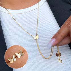 Conjunto de gravatinha de borboleta - CON322 - Lojas das Revendedoras