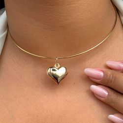 Chocker aro de coração - C564 - Lojas das Revendedoras