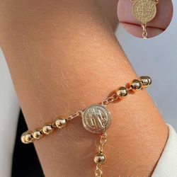 Pulseira são bento de esferas - p33691 - Lojas das Revendedoras
