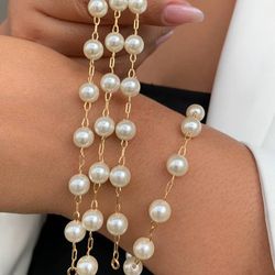 Pulseira de perola (cada) - P3425 - Lojas das Revendedoras