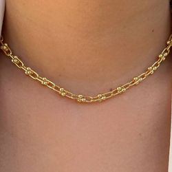 Chocker de corrente trabalhada - C1402 - Lojas das Revendedoras