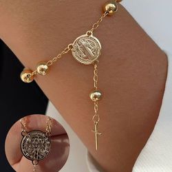 Pulseira São Bento de esferas - P3461 - Lojas das Revendedoras